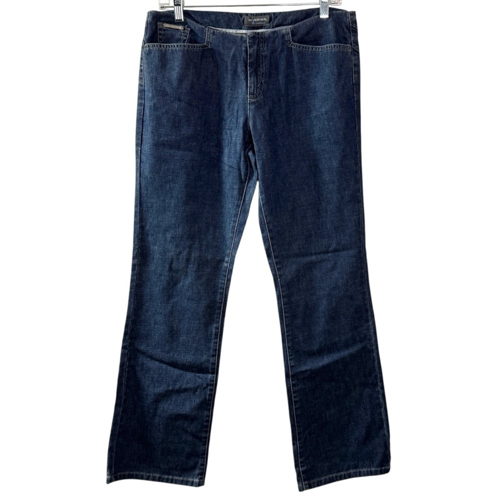Vtg Silvertab Levi’s Straight Leg jeans 100% cotton 90s Y2K juniors 9 low rise